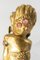 Antique Indonesian Balinese Gold and Stone Keris Kris Hilt Handle, Image 9