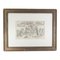 Francis Perrier, Untitled, Copper Engraving Print, Framed 1