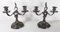 19th Century French Louis Xvi Style White Bronze Candelabra Candlesticks, Set of 2, Image 6