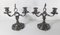 19th Century French Louis Xvi Style White Bronze Candelabra Candlesticks, Set of 2 8