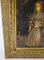 Porträt eines jungen Mädchens im spanischen Stil, 1800er, Gemälde auf Leinwand, gerahmt 6