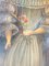 Porträt eines jungen Mädchens im spanischen Stil, 1800er, Gemälde auf Leinwand, gerahmt 7
