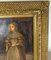 Retrato al estilo español de una niña, década de 1800, pintura sobre lienzo, enmarcado, Imagen 4