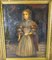 Spanish Style Portrait of a Young Girl, 1800s, Painting on Canvas, Framed 2