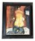 Female Nude Modernist Interior, 1960s, Painting on Canvas, Framed 1