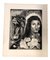 Santa Teresa e il babbuino, anni '80, Incisione su carta, Immagine 1