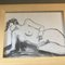 Nudo femminile astratto, anni '60, Acquarello su carta, con cornice, Immagine 2