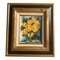 Sunflower, 1960s, Painting on Stretched Canvas, Framed 1