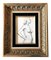 Estudio con desnudos de mujeres, años 70, carboncillo, enmarcado, Imagen 1