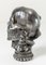 Victorian Silverplate Memento Mori Skull Box, Image 4