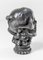 Victorian Silverplate Memento Mori Skull Box 6