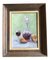 Still Life Wine with Fruit, 1970s, Painting on Canvas, Framed 1