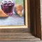 Bodegón con fruta, años 70, pintura sobre lienzo, enmarcado, Imagen 2