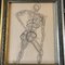 Figura desnuda abstracta, años 60, Carbón sobre papel, enmarcado, Imagen 2