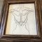Estudio modernista masculino desnudo, siglo XX, Carbón sobre papel, enmarcado, Imagen 2