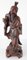Figura inmortal china Mid-Century de palisandro tallado, Imagen 11