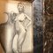 Art Deco Weiblicher Akt, Kohlezeichnung, 20. Jh., Gerahmt 2