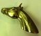 Vintage Heavy Brass Equestrian Horse Clip Paper Holder, 1940s 6