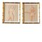Nudi femminili, Disegni color seppia, anni '20, con cornice, set di 2, Immagine 1