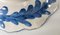 Italian Renaissance Revival Majolica Faience Blue and White Plate 12