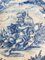 Plato azul y blanco de mayólica de loza renacentista italiana, Imagen 6