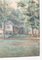 Pittura di arte popolare rustica dell'acquerello della fattoria americana, Immagine 7