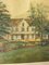 American Farmhouse Watercolor Rustic Folk Art Painting, Image 6