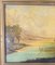 Folk Art Americana Landscape, 1800s, Oil Painting, Framed 3