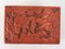 Chinese Red Carved Cinnabar Lacquer Trinket Box 3