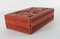 Chinese Red Carved Cinnabar Lacquer Trinket Box 5