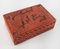 Chinese Red Carved Cinnabar Lacquer Trinket Box 9