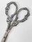 Steel Scissors with 800 Silver Grape Motif Handles, Image 4