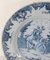 Dutch Blue and White Delft Faience Plate, Image 4