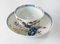 English Lowestoft Redgrave Blue Bomb Pattern Teacup and Saucer, Set of 2, Image 13