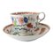 English Worcester Teacup and Saucer, Set of 2, Image 1