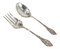 Sterling Silver Salad Servers from Dominick & Haff, Set of 2 1