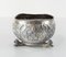 Tibetan Silver Buddhist and Lotus Flower Bowl 8