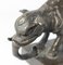 18th Century Chinese Bronze Scroll Weight of an Elephant 7