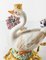 Mid-Century Italian Decorative Gilt Bronze and Ceramic Swan Candlestick 7