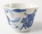 18th Century Chinese Blue and White Wine Cup with Warriors 8