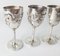 Chinese Chinoiserie Sterling Silver Codial Cups, Set of 6 4