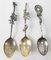 Chinese Sterling Silver Spoons, Set of 3 3