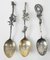 Chinese Sterling Silver Spoons, Set of 3 9