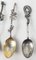 Chinese Sterling Silver Spoons, Set of 3 4