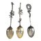 Chinese Sterling Silver Spoons, Set of 3 1