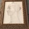 Classical Sculpture Portrait, 1930s, Charcoal on Paper, Framed, Image 2