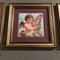 Small Angels Playing Instruments, Prints, 1970s, Framed, Set of 3 3