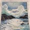 Paul Swan, Paesaggio marino roccioso, anni '50, Acquarello su carta, Immagine 3