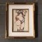 Female Nude, 1950s, Paint on Paper, Framed 5