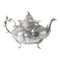 19th Century German .800 Silver Teapot with Cherubs by Schleissner 1